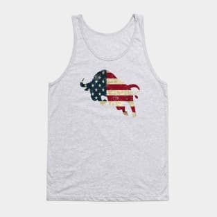 American Flag Bull Tank Top